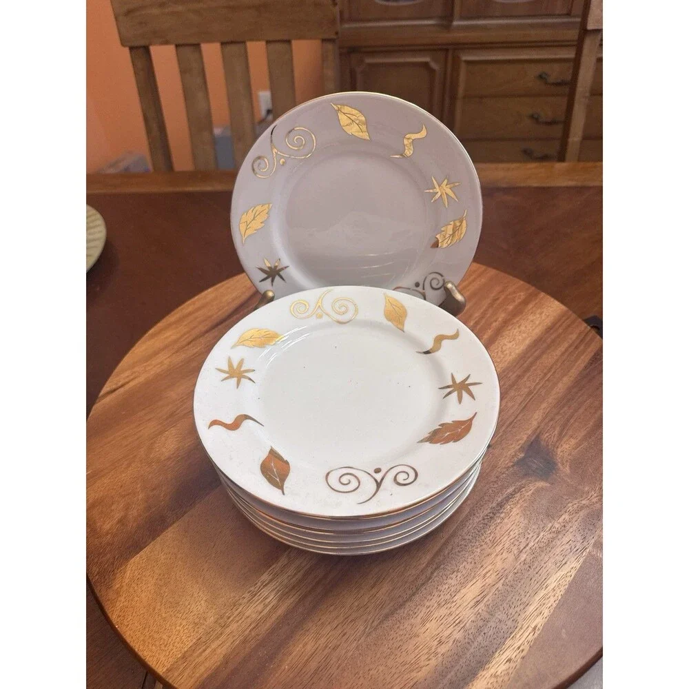 Pier 1 Monno Bangladesh Holiday Salad Plates A Sets Of 6